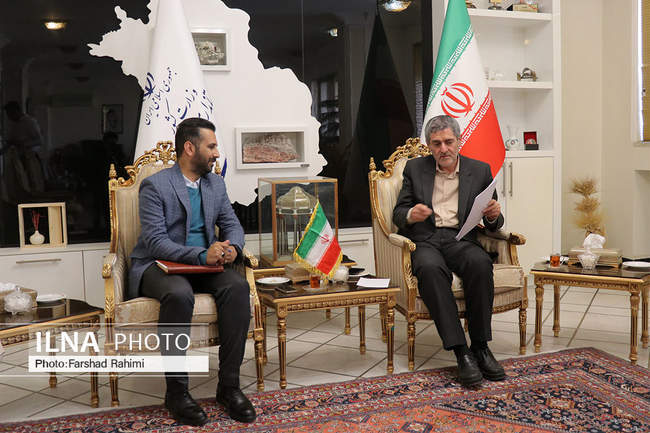 گفت و گو و نشست صمیمی استاندار فارس با سرپرست خبرگزاری ایلنا استان فا