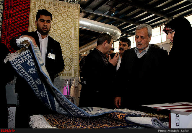 افتتاح نمایشگاه عیدانه صنایع دستی با حضور زهرا احمدی پور، رییس سازما