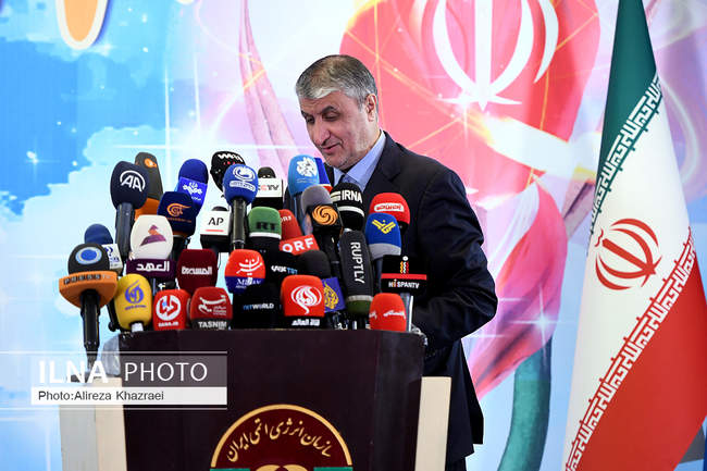 نشست خبری رئیس سازمان انرژی اتمی