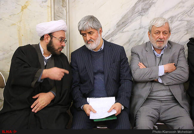 مراسم ترحیم شهدای حوادث خیابان پاسداران