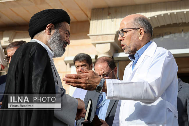  بازدید سرپرست حجاج ایرانی از زائران کشورمان و مرکز پزشکی هلال احمر د