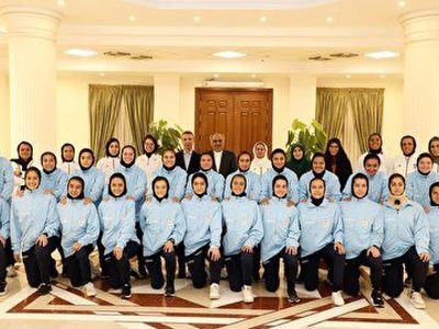 تیم ملی فوتبال نوجوانان در ضیافت سفارت ایران