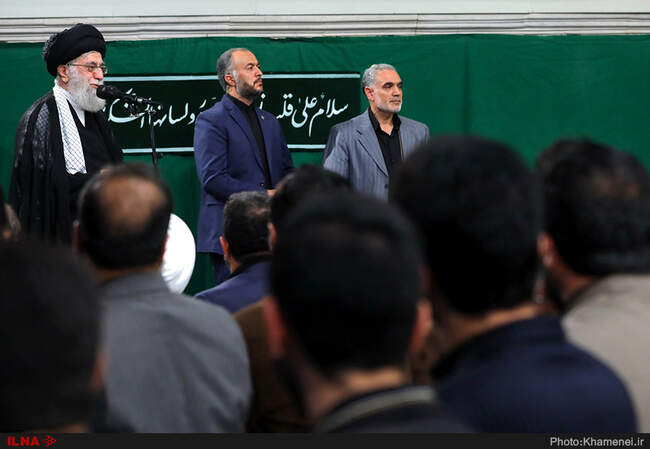 مراسم عزاداری اربعین حسینی با حضور هیئت‌های دانشجویی در حسینیه امام خمینی(ره)