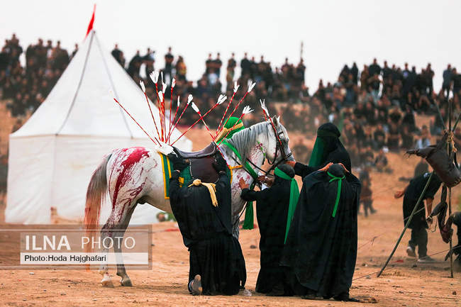 تعزیه روز یازدهم محرم در نوش آباد کاشان