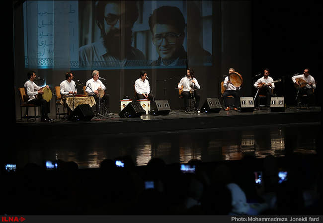 همایون شجریان به جای پدر خواند +عکس