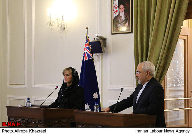 نشست خبری وزرای امور خارجه ایران و استرالیا  