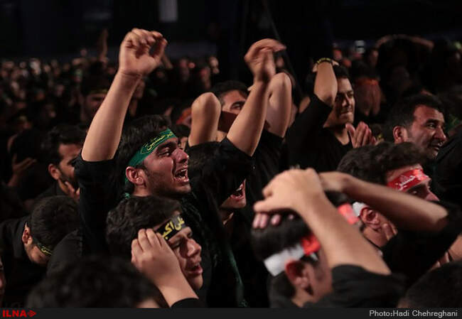 عزاداری ابااعبدالله الحسین(ع) درهیئت رزمندگان اسلام قم