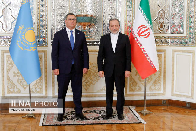 دیدار وزیر امور خارجه ایران و قزاقستان