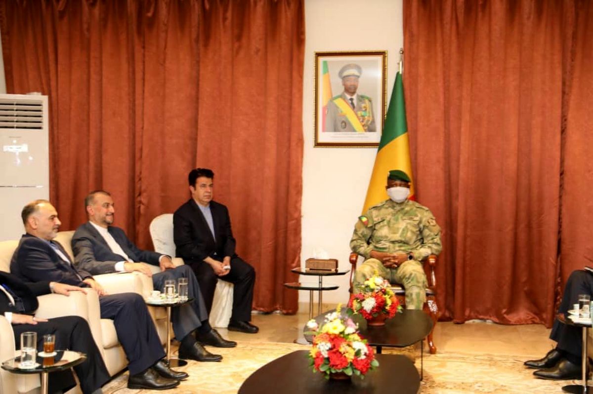 دیدار وزیر امور خارجه با رییس دولت انتقالی مالی