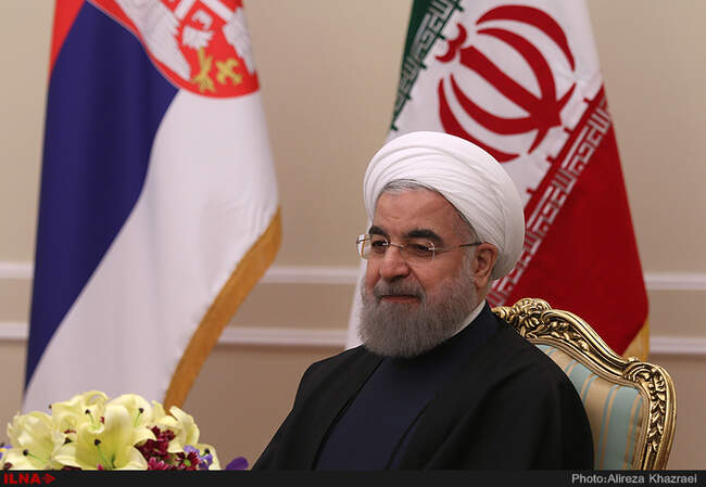 دیدار روسای جمهور ایران و صربستان