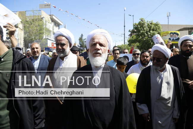 راهپیمایی روز قدس استان قم
