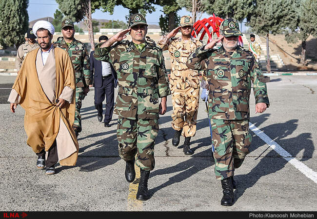 گزارش تصویری از مراسم تحلیف سربازان آموزشی پادگان 02 نیروی زمینی ارتش