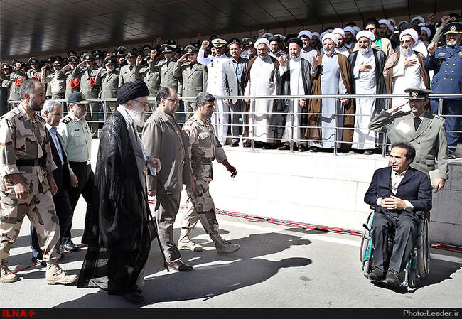 حضور فرمانده کل قوا در مراسم دانش‌آموختگی دانشجویان دانشگاه‌های افسری ارتش
