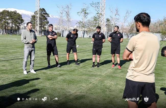 گزارش تصویری اولین تمرین پرسپولیس پس از آتش‌بس