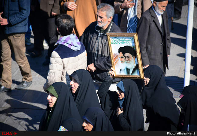 تشییع پیکر پاک شهید مدافع حرم در قزوین