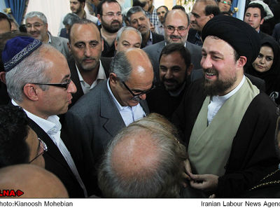 دیدار سید حسن خمینی با اعضای ستاد بزرگداشت امام(ره) 