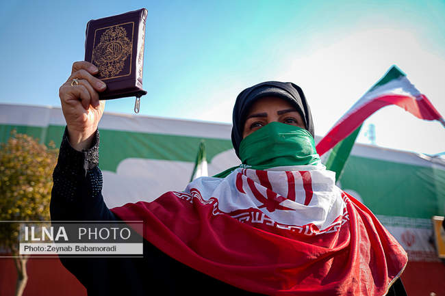 راهپیمایی محکومیت اقدامات تروریستی آمریکا و رژیم صهیونیستی علیه ملت