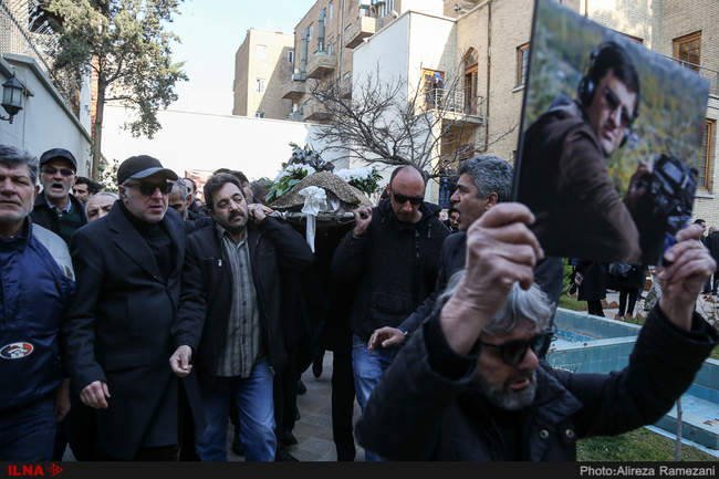 مراسم تشییع پیکر ناصر انتظاری