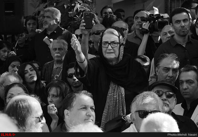 مراسم تشییع پیکر عباس کیارستمی