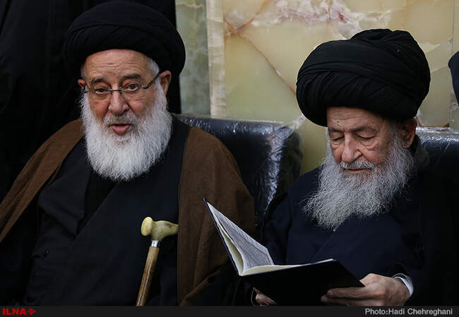 مراسم  هفتمین روز درگذشت مرحوم آیت الله العظمی سید عبدالکریم موسوی اردبیلی