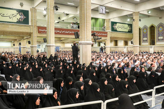 دیدار رئیس، مسئولان و کارکنان قوه قضاییه با مقام معظم رهبری