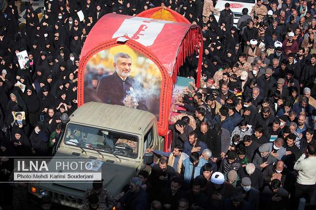 تشییع شهدای گمنام در اصفهان