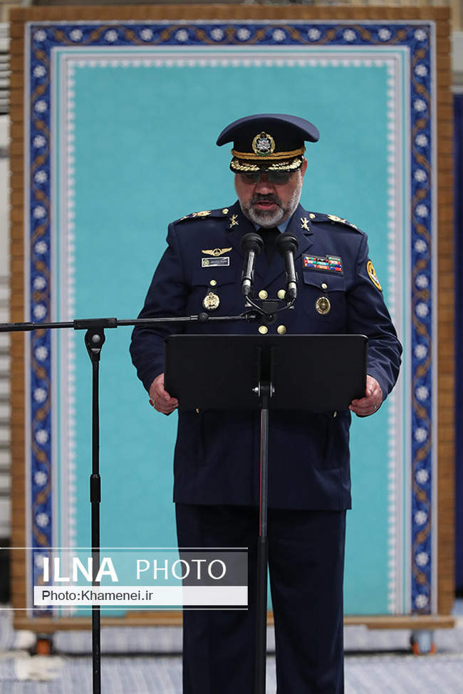 دیدار جمعی از فرماندهان و افسران نیروی هوایی و پدافند هوایی ارتش