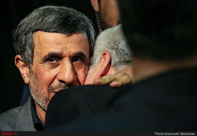مراسم ترحیم برادر محمود احمدی نژاد