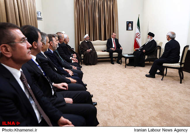 دیدار رییس جمهوری ترکیه با رهبر انقلاب