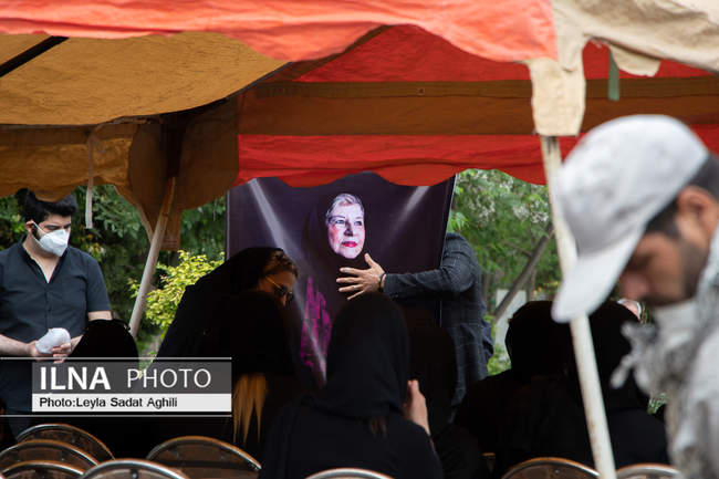 آیین تشییع و خاکسپاری پیکر مرحومه شهلا ناظریان 