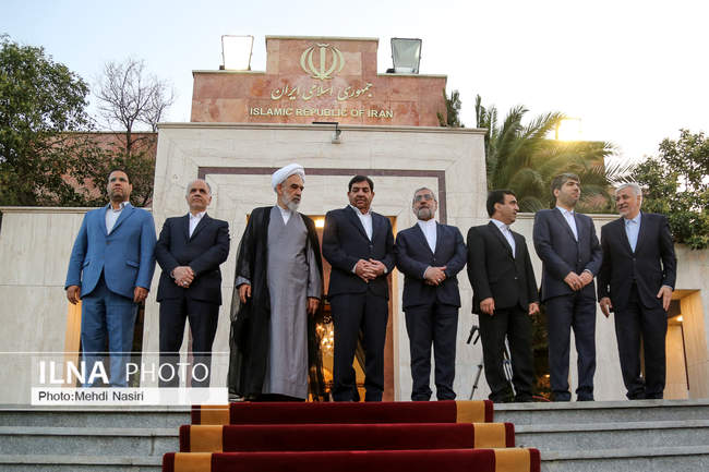 مراسم بدرقه رییس جمهور در سفر به  آمریکای لاتین