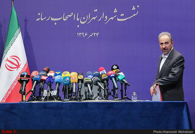 گزارش تصویری از نخستین نشست خبری شهردار تهران