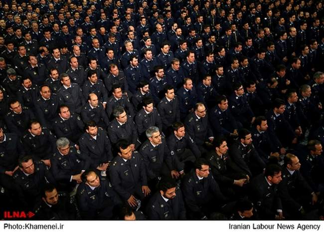 دیدارکارکنان و فرماندهان نیروی هوایی با فرمانده کل قوا