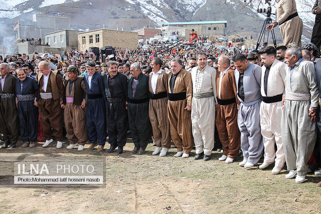 آیین نوروز در روستای چشمیدر کردستان 