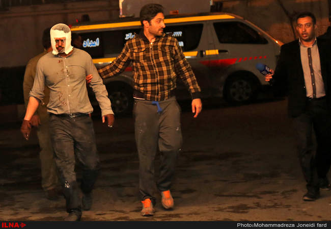 مصدومان چهارشنبه سوری - بیمارستان مطهری