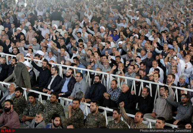 مراسم تشییع پیکر جان‌ باختگان فاجعه منا در تهران/3