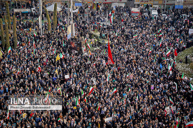 راهپیمایی محکومیت اقدامات تروریستی آمریکا و رژیم صهیونیستی علیه ملت