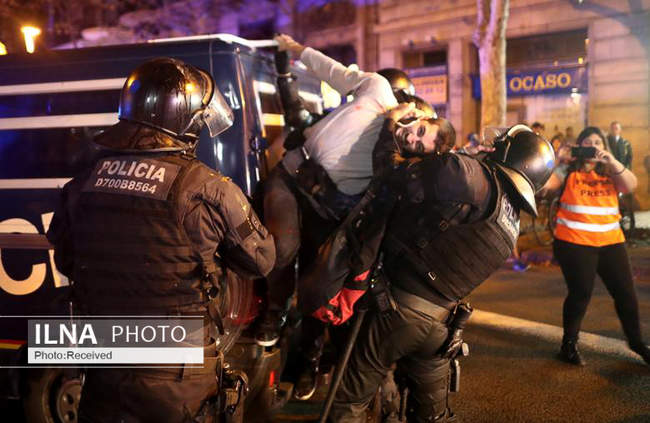 افزایش اعتراضات در اسپانیا به حکم رهبران سیاسی استقلال طلب