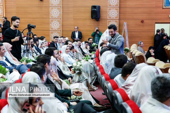 مراسم ازدواج ۹۰۰ زوج از فرزندان بازنشستگان نیروهای مسلح