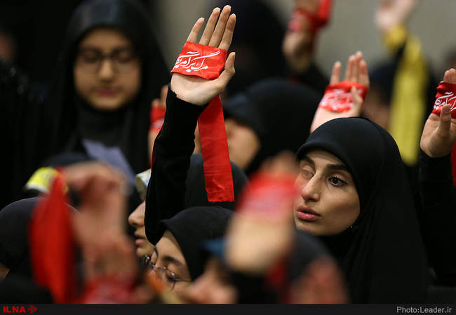 دیدار هزاران نفر از دانش‌آموزان و دانشجویان با رهبر معظم انقلاب