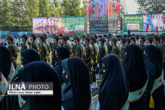حضور  سردار رحیمی در مراسم صبحگاهی ستاد فاتب تهران