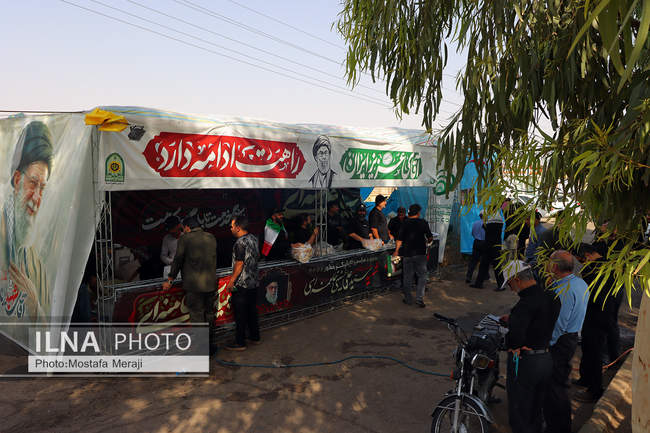 خدمت رسانی هلدینگ صنایع و معادن غدیر به عزاداران رهبر شهید در قم