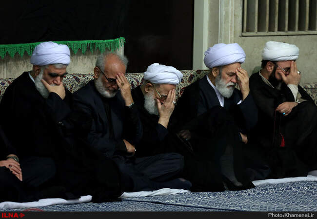 آخرین شب عزاداری محرم در حسینیه امام خمینی