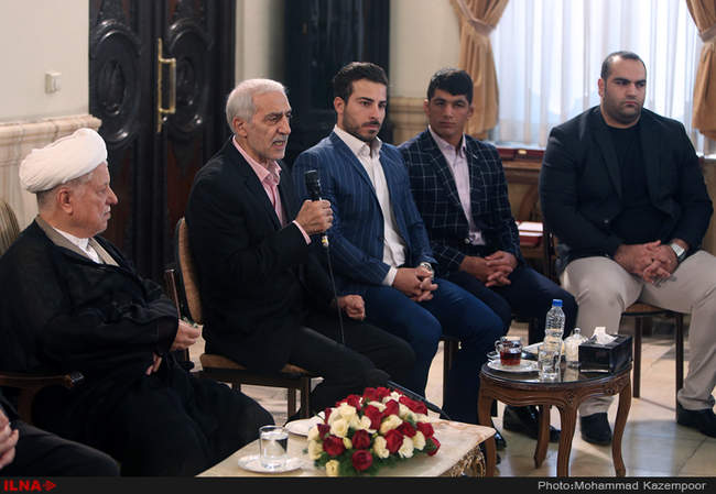 دیدار مدال‌آوران و قهرمانان در المپیک 2016 ریو با آیت‌الله هاشمی رفسن