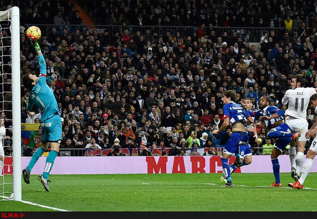 پیروزی پر گل تیم فوتبال رئال مادرید در مقابل دپورتیوو لاکرونیا