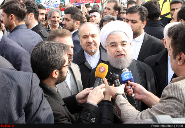 راهپیمایی یوم الله ۲۲ بهمن در تهران / ۱