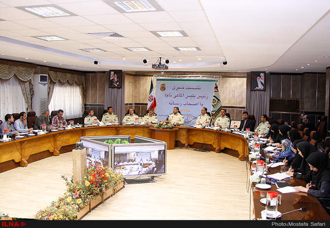 نشست خبری رئیس پلیس آگاهی ناجا