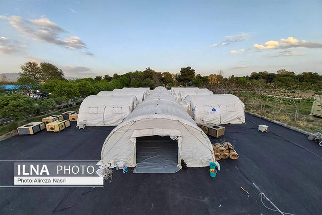 راه اندازی بیمارستان صحرایی در استان قزوین