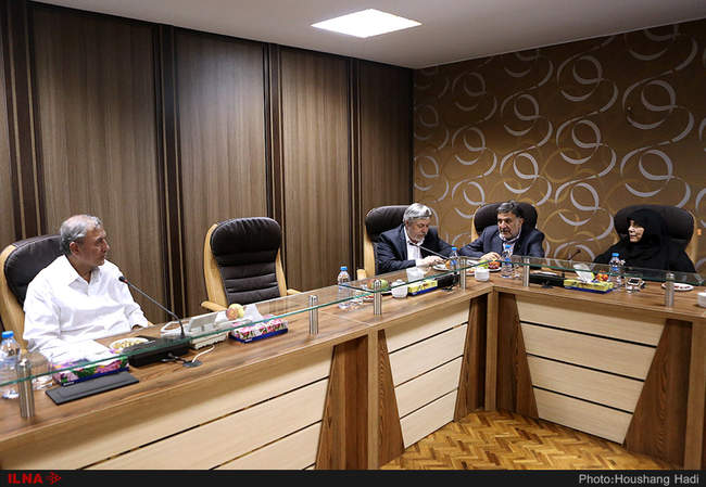 دیدار علیرضا محجوب دبیرکل خانه کارگر با وزرای دولت دوازدهم