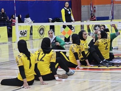 والیبال نشسته بانوان/ قهرمانی اصفهان قطعی شد
